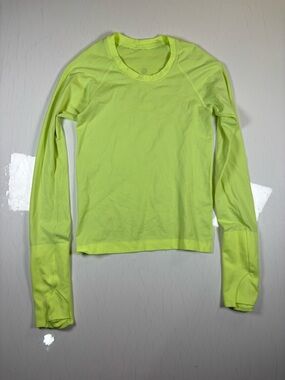 lululemon athletica High-Visibility Neon Long-Sleeve Athletic Tee